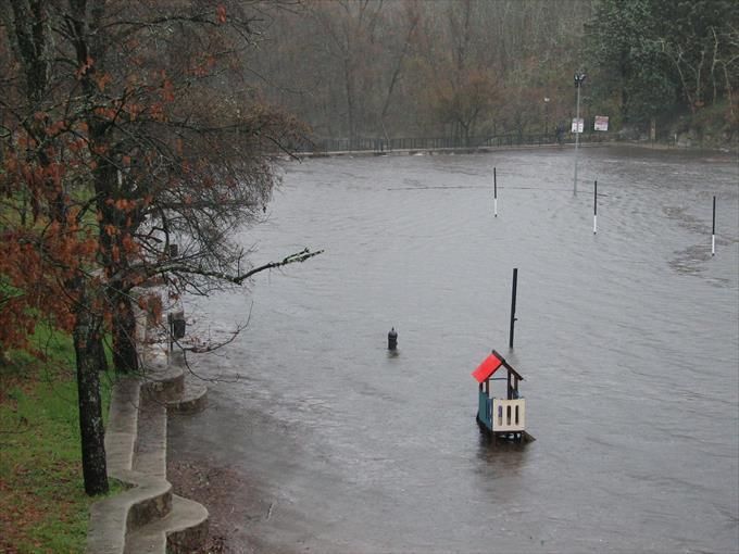 El temporal en Extremadura