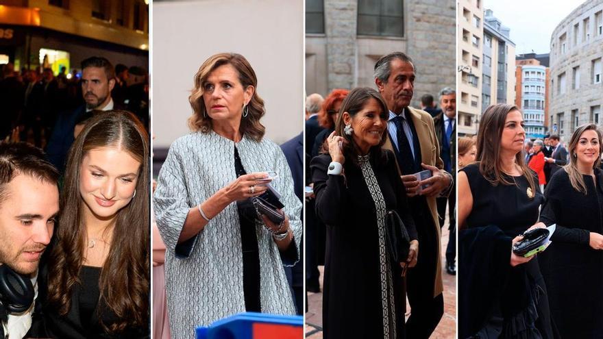 EN IMÁGENES: Así ha sido la entrada de los invitados al concierto de los premios "Princesa de Asturias" que preside la Familia Real en el Auditorio de Oviedo