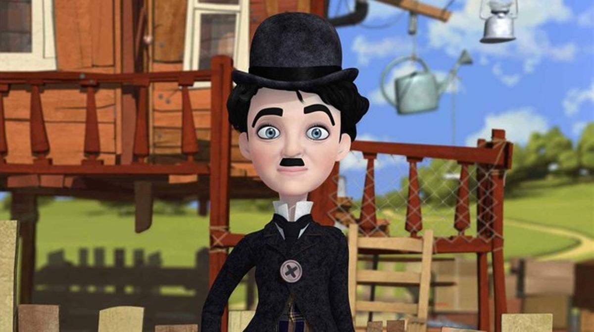Charlot, a la sèrie ’Chaplin’. Charlot, a la sèrie ’Chaplin’.