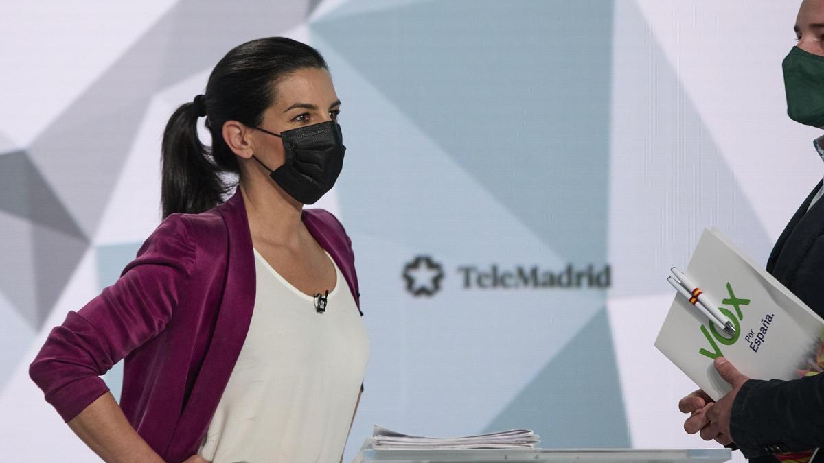 La candidata de Vox a la Presidencia de la Comunidad de Madrid, Rocío Monasterio.