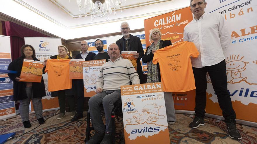 Avilés acogerá el 18 de febrero la sexta edición de la carrera contra el cáncer infantil de Galbán