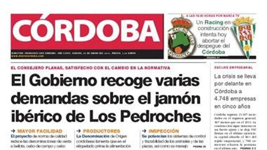 La portada de CÓRDOBA