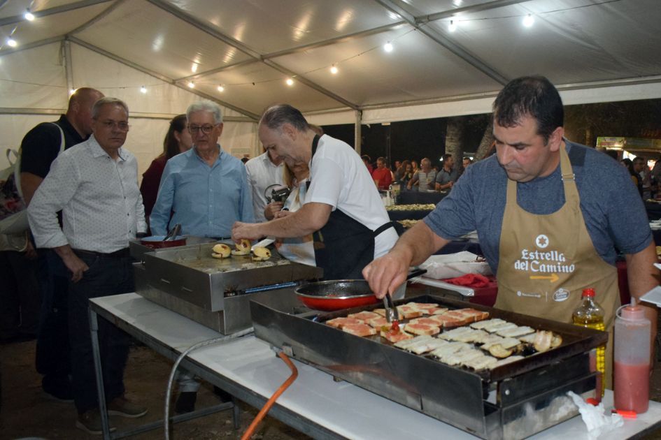 Uno de los momentos de la Festa da Anguía e Mostra da Caña do País.