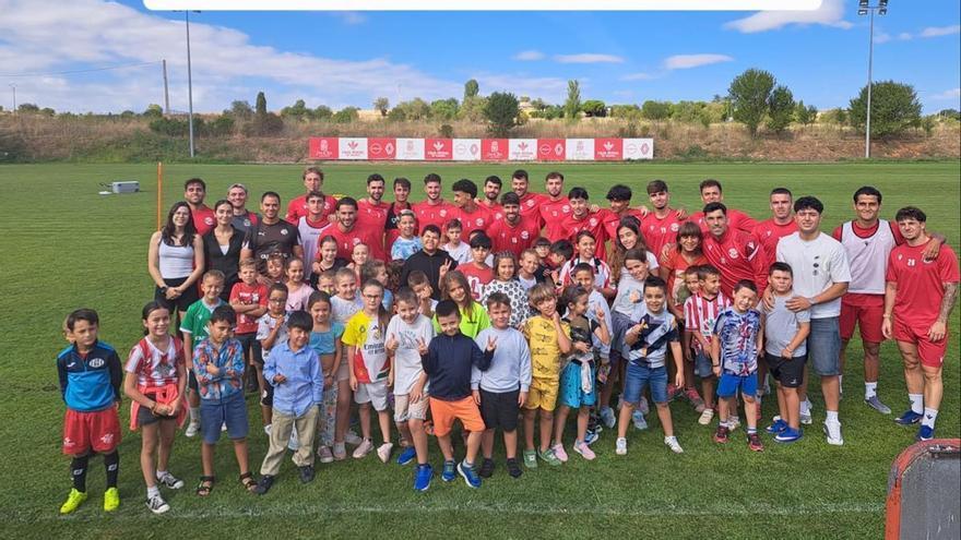 GALERIA | Escolares del Conciliamos visitan al Zamora CF en el Ruta de la Plata