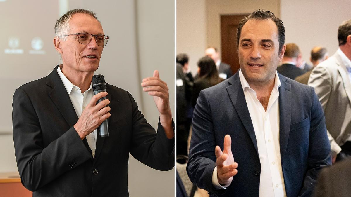 Carlos Tavares y Antonio Filosa, a la derecha, el nuevo CEO de Stellantis
