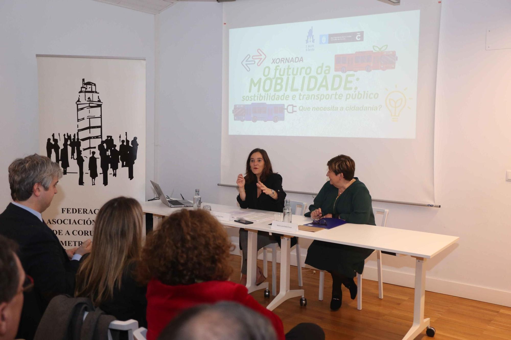 Jornada 'O futuro da mobilidade: sostenibilidade e transporte público' en A Coruña