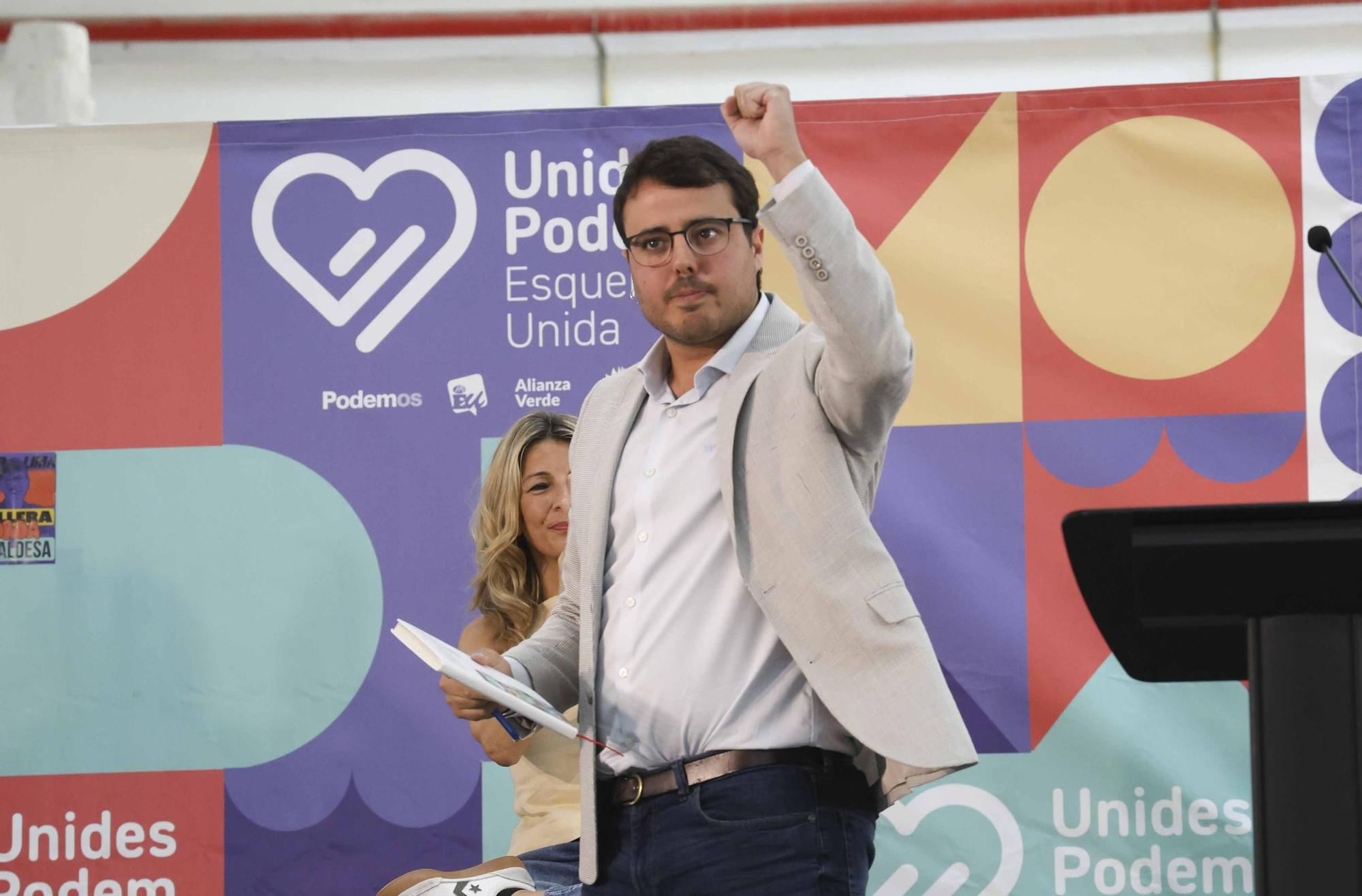 Yolanda Díaz hace campaña por Unides Podemos en Alicante