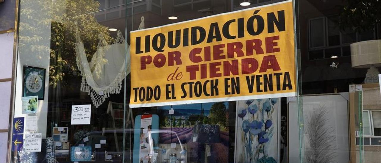 Local en proceso de cierre, en agosto.