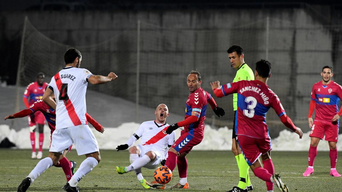 Imagen del encuentro entre el Rayo y el Elche