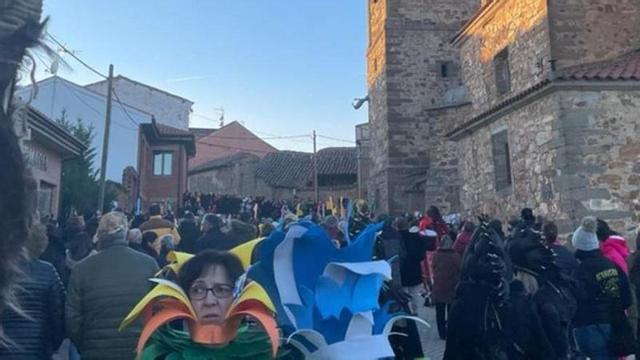 Fiesta de la cabra en Manganeses en una edición anterior. | E. P.