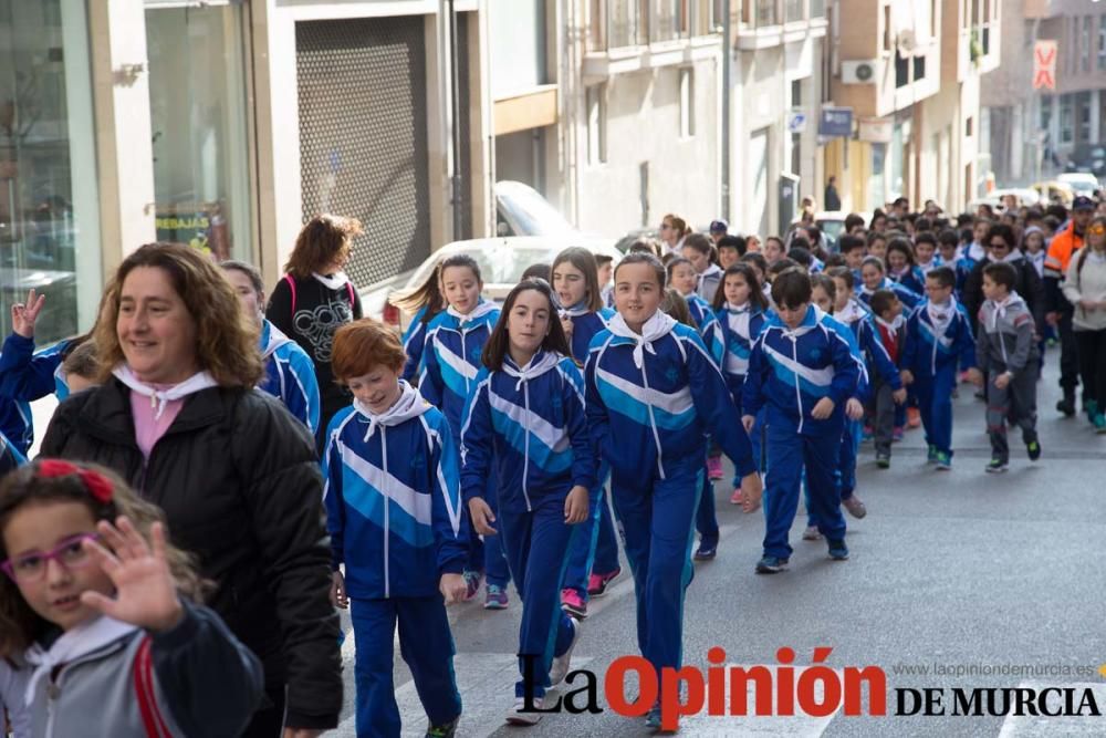 Marcha en el Día del Cáncer Infantil en Caravaca