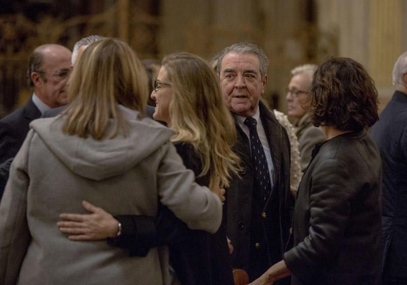 Misa celebrada en la Catedral de València en el primer aniversario de la muerte de la exalcaldesa