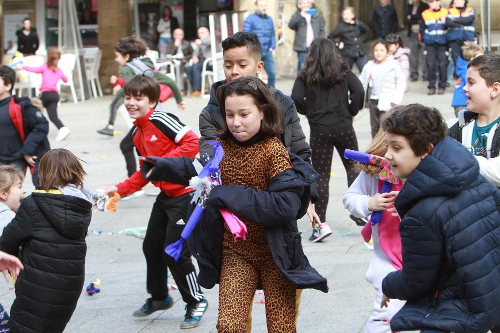 Los niños y las niñas participantes.