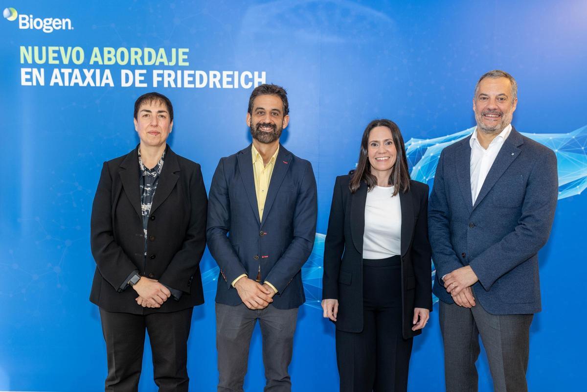 Los ponentes en la presentación del nuevo fármaco