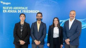 Los ponentes en la presentación del nuevo fármaco