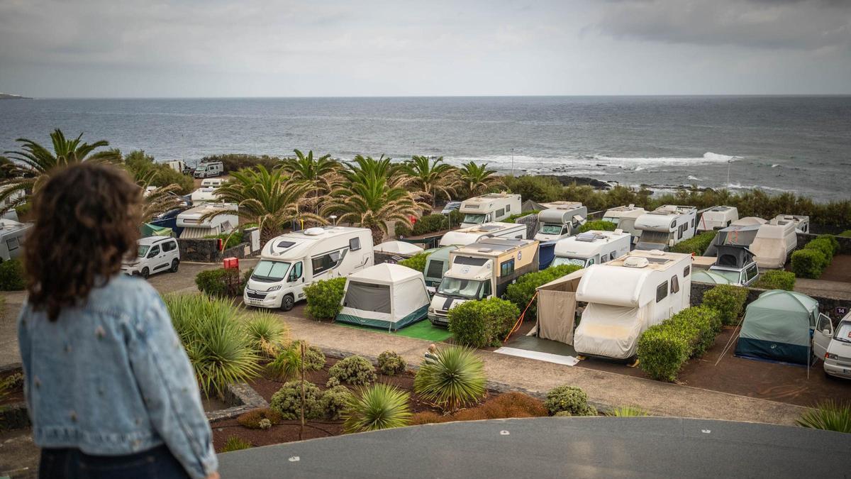 Un día en el camping de Punta del Hidalgo