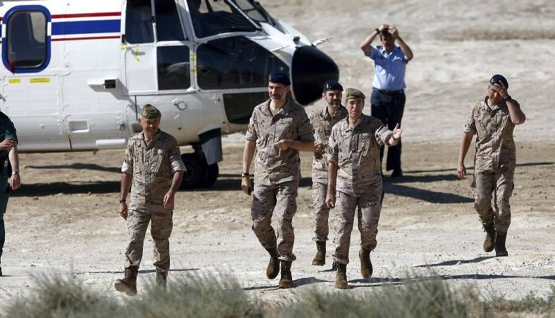 Felipe VI en Centro Nacional de Adiestramiento San Gregorio