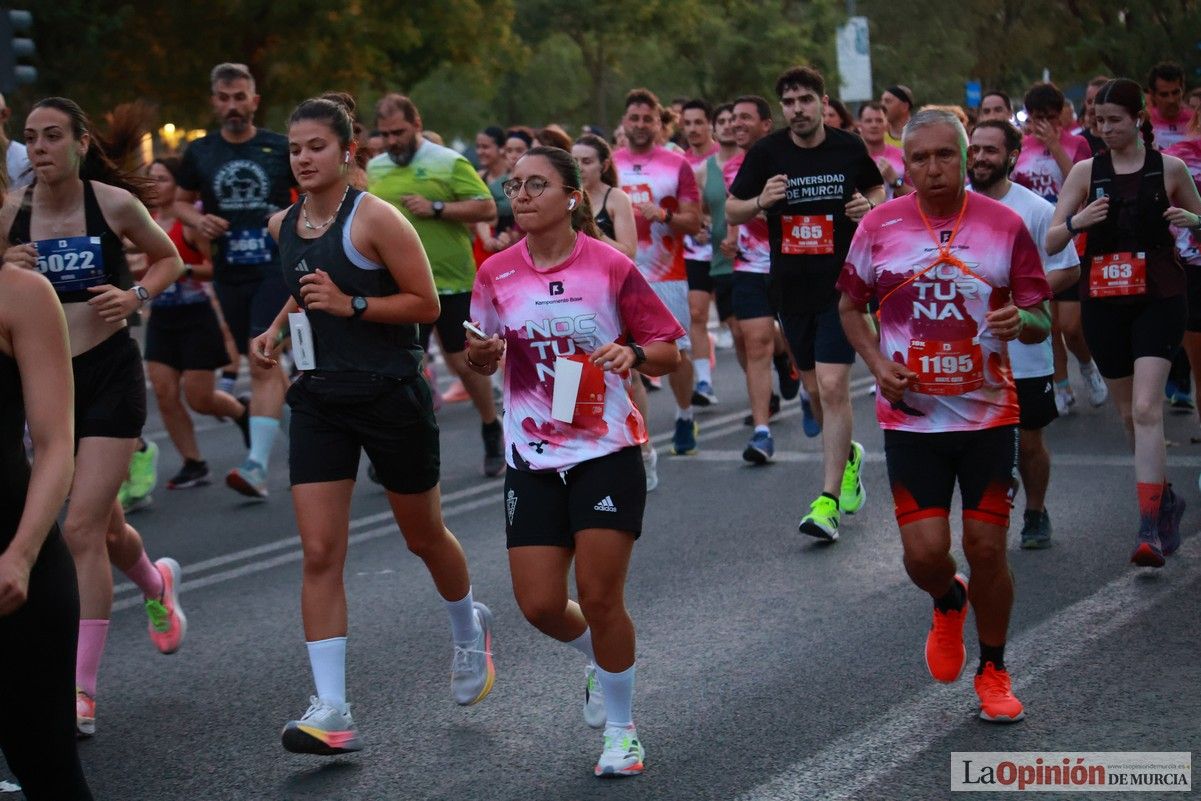 Las mejores imágenes de la carrera nocturna de Murcia