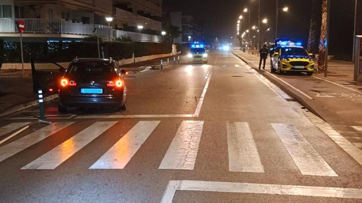 Control de tráfico en Terrassa.