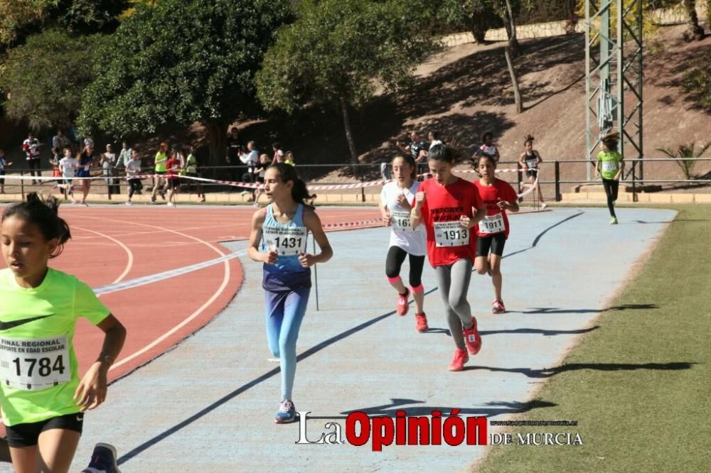 Final Cross Escolar de Lorca. Alevín femenino