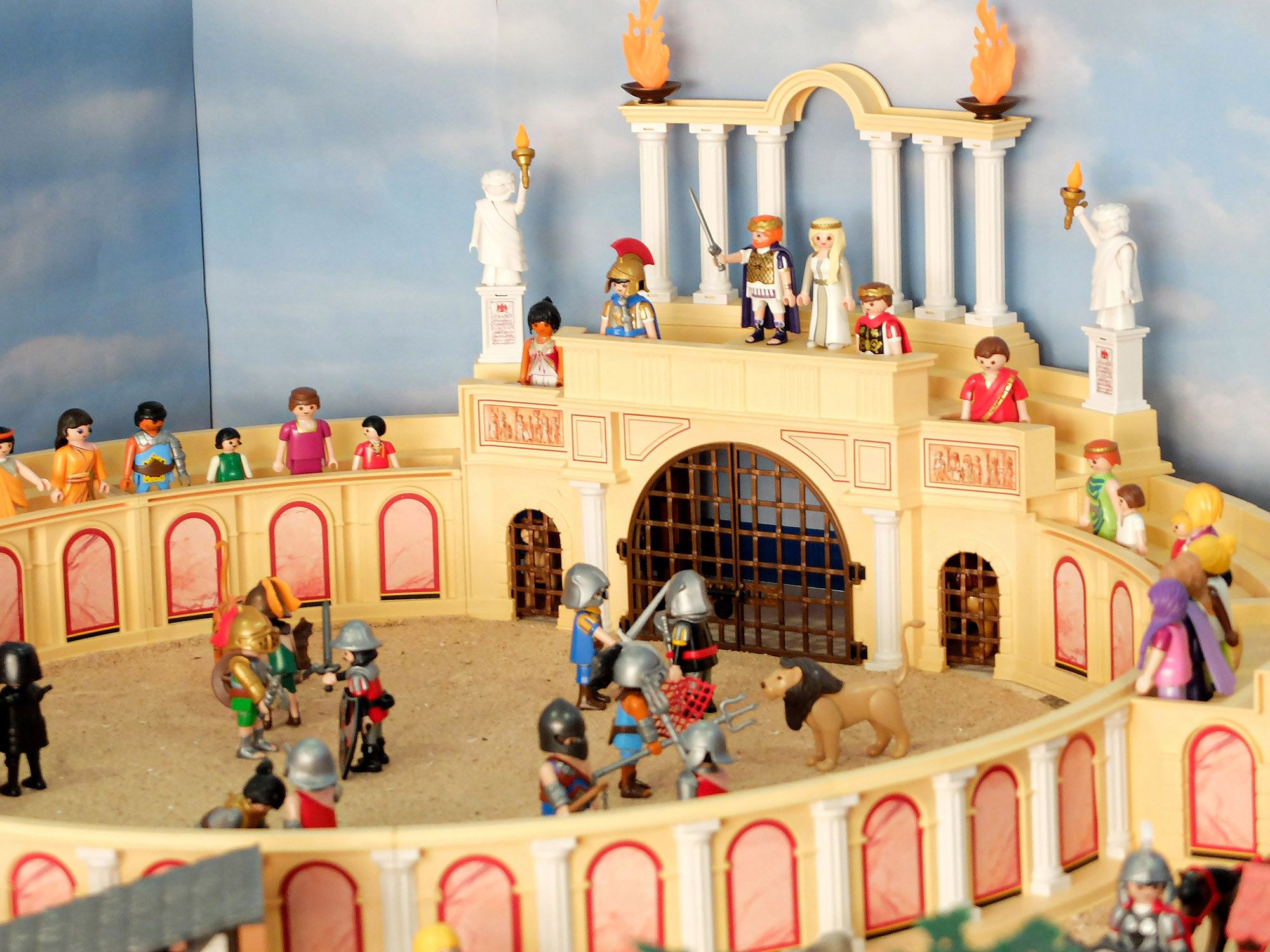 Un gran pessebre de Playmobil a Palau-Saverdera