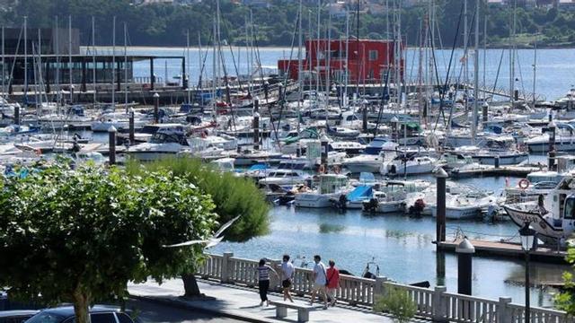 Puerto deportivo Marina Combarro, en el municipio de Poio.
