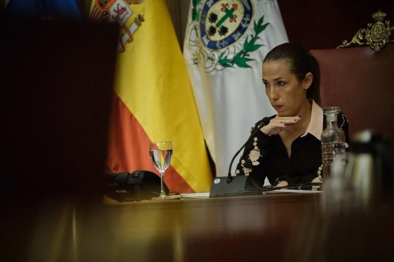 Pleno Sesión Ordinaria + Extraordinario Ayuntamiento de Santa Cruz de Tenerife Patricia Hernandez  | 29/05/2020 | Fotógrafo: Andrés Gutiérrez Taberne