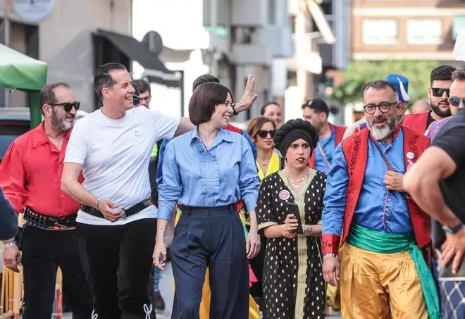 Diana Morant en Moros y Cristianos de Elda