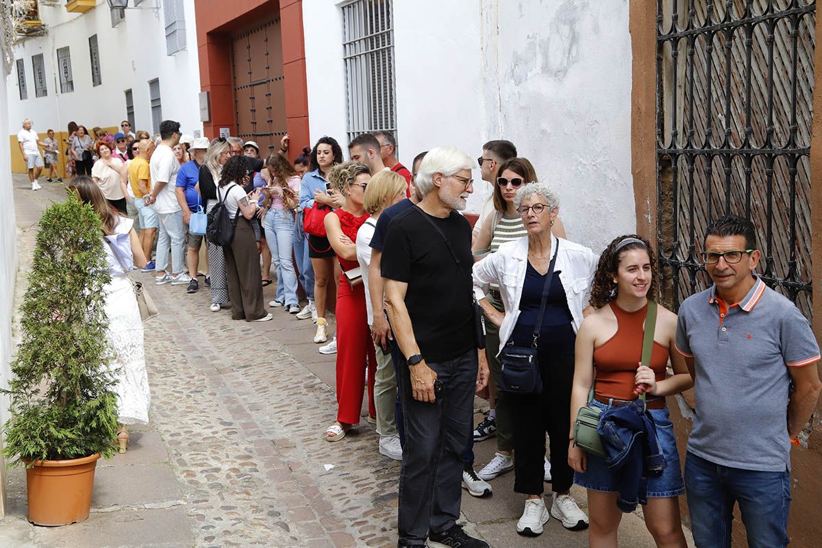 Muchos visitantes en el último día de patios