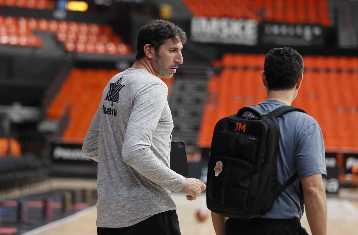 Así fue la sesión de entrenamiento para Valencia Basket
