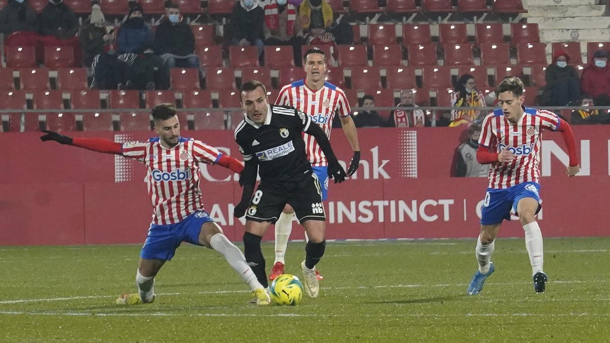 La victòria del Girona contra el Burgos a Montilivi en imatges