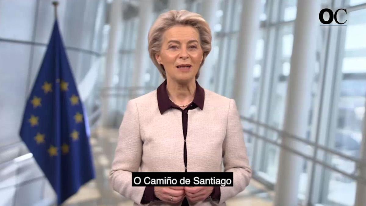 La presidenta de la Comisión Europea desea un 'buen Camino' en el Año Xacobeo