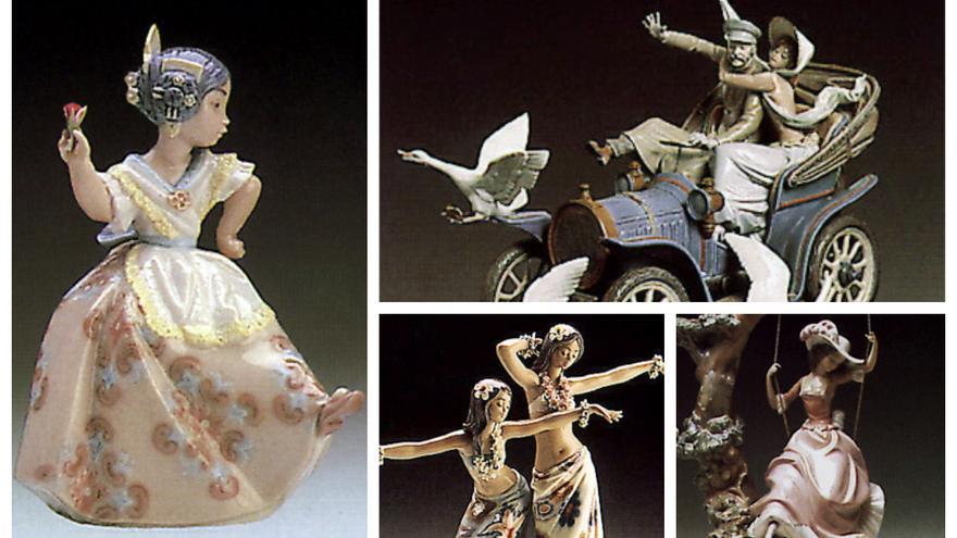 Figuras de Lladró del artista fallero Salvador Debón