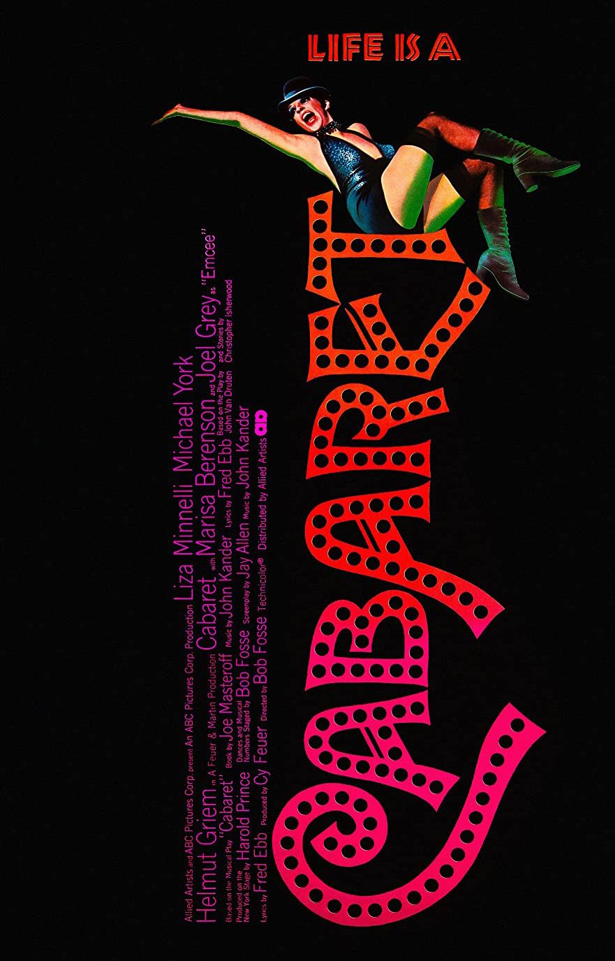Cartel da película Cabaret (1972).