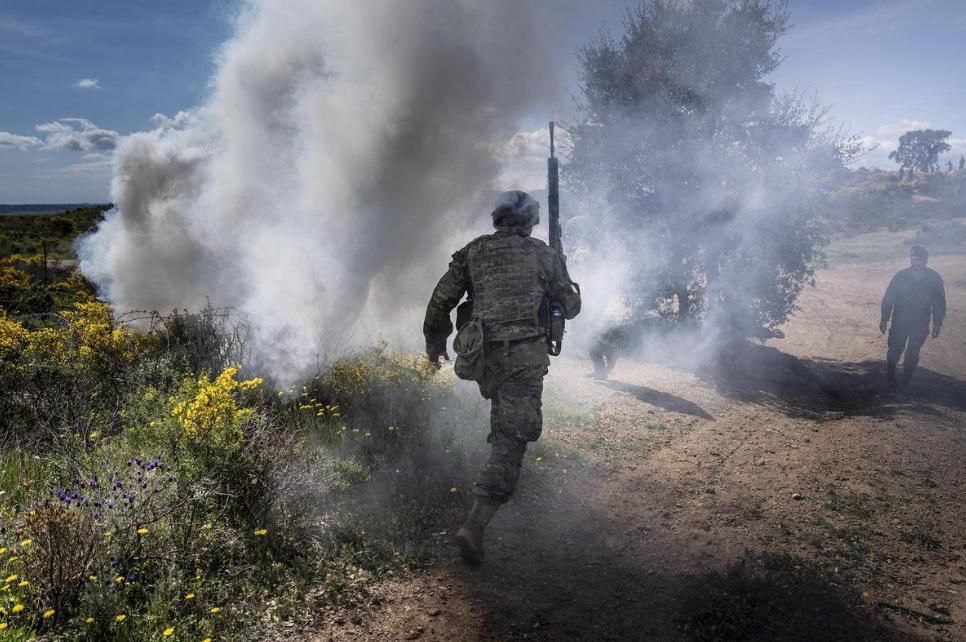 L’Exèrcit ensinistra en tàctiques de combat l’elit de la defensa ucraïnesa a Sant Climent Sescebes
