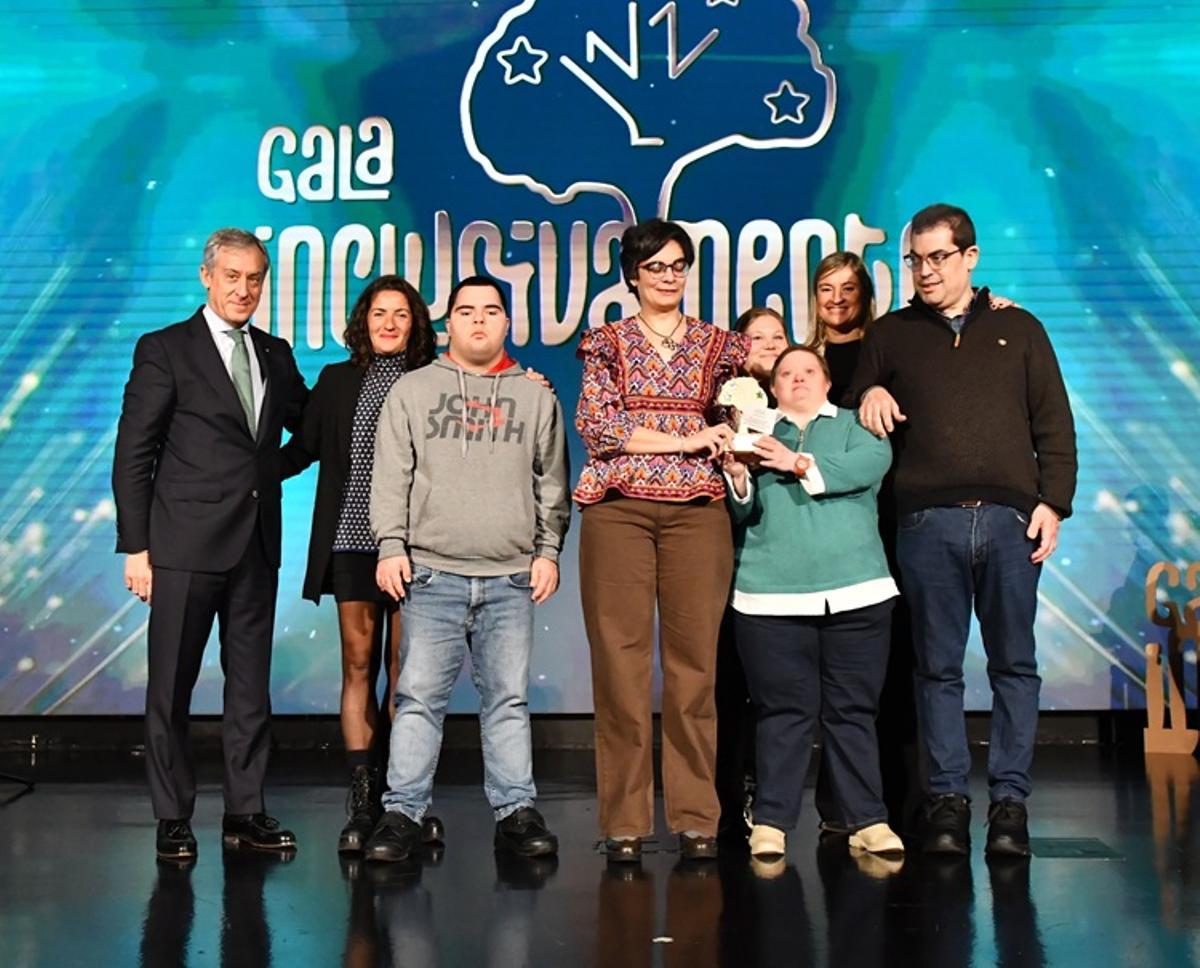 Algunos de los galardonados.