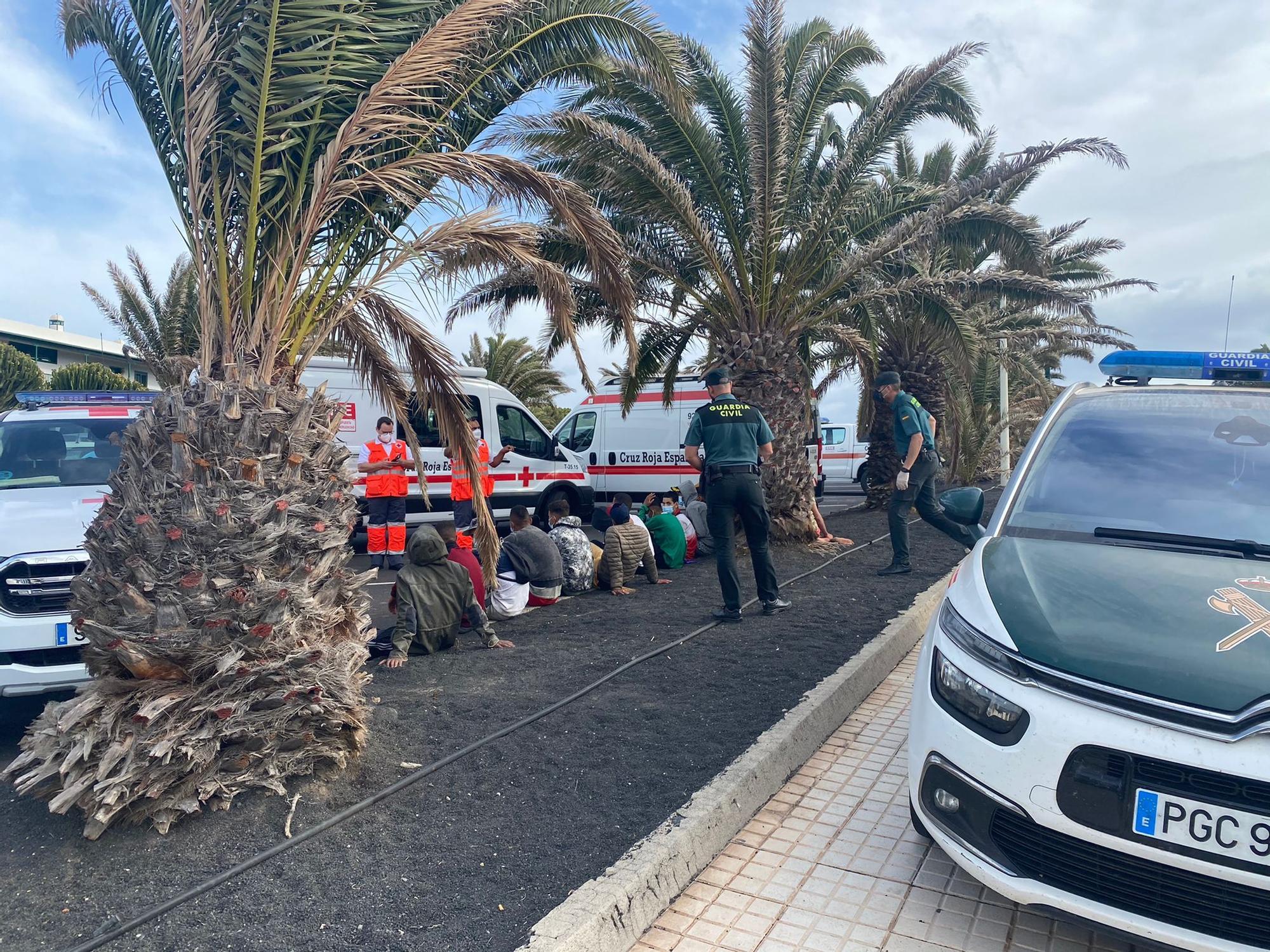 Migrantes localizados en Costa Teguise