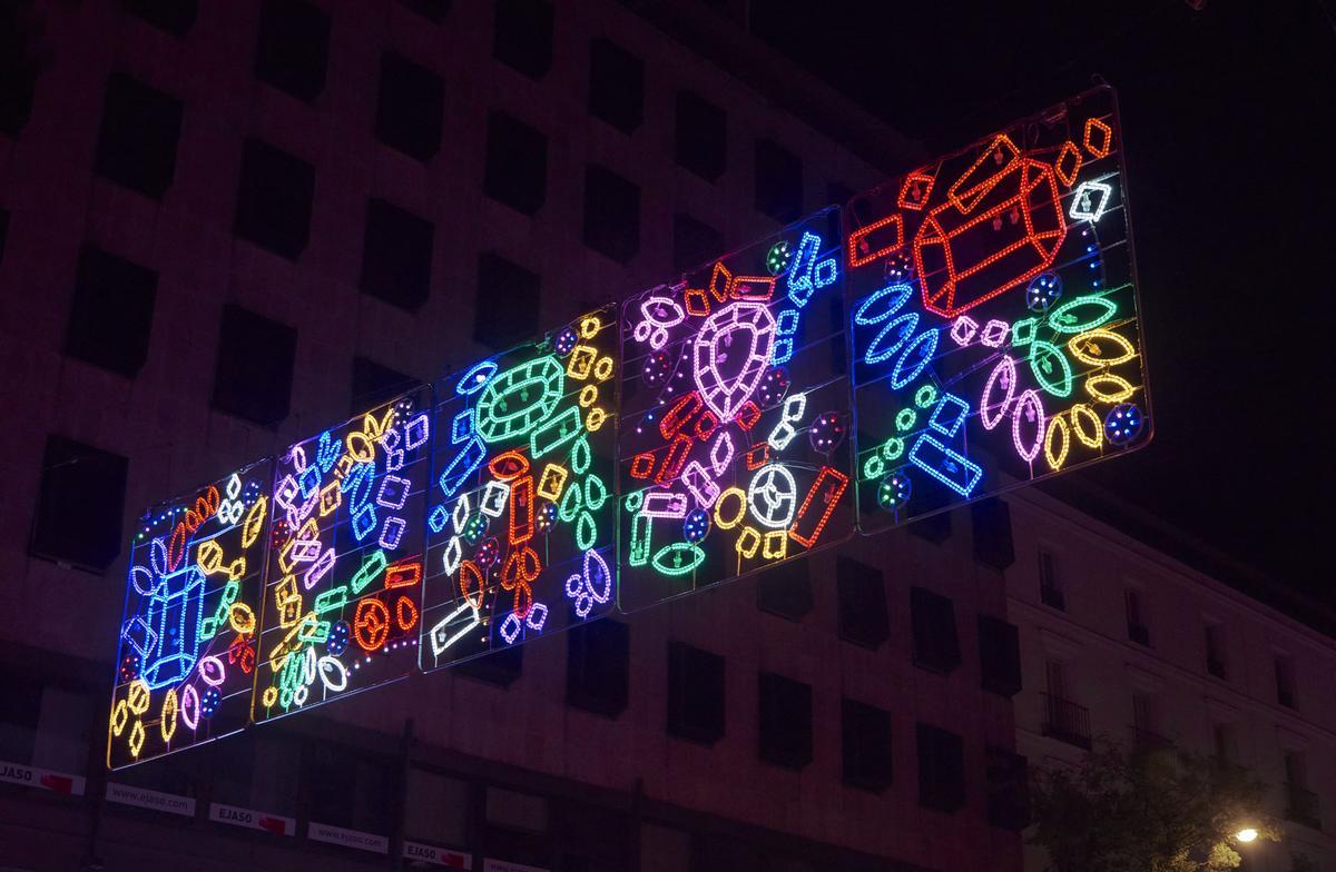 5ª parada de luces de Navidad: Calle Goya en Madrid por Duyos