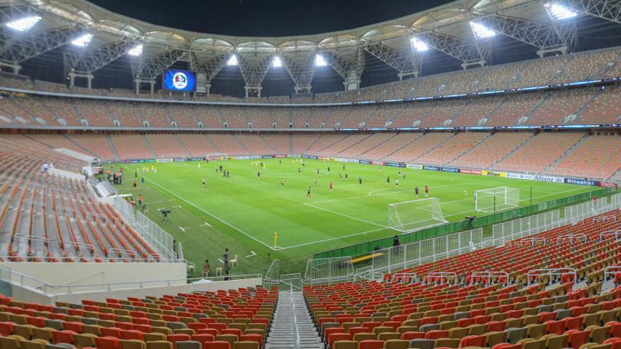 Imatge del King Abdullah Sports City, escenari del torneig