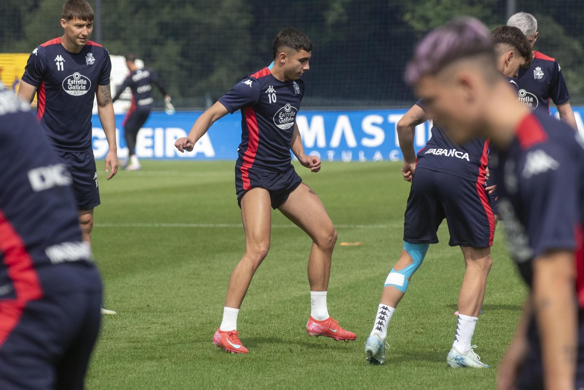El Dépor empieza a preparar sin Eddahchouri su visita a Zaragoza
