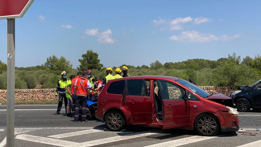 Dos heridos en una colisión en la carretera de Cap Blanc