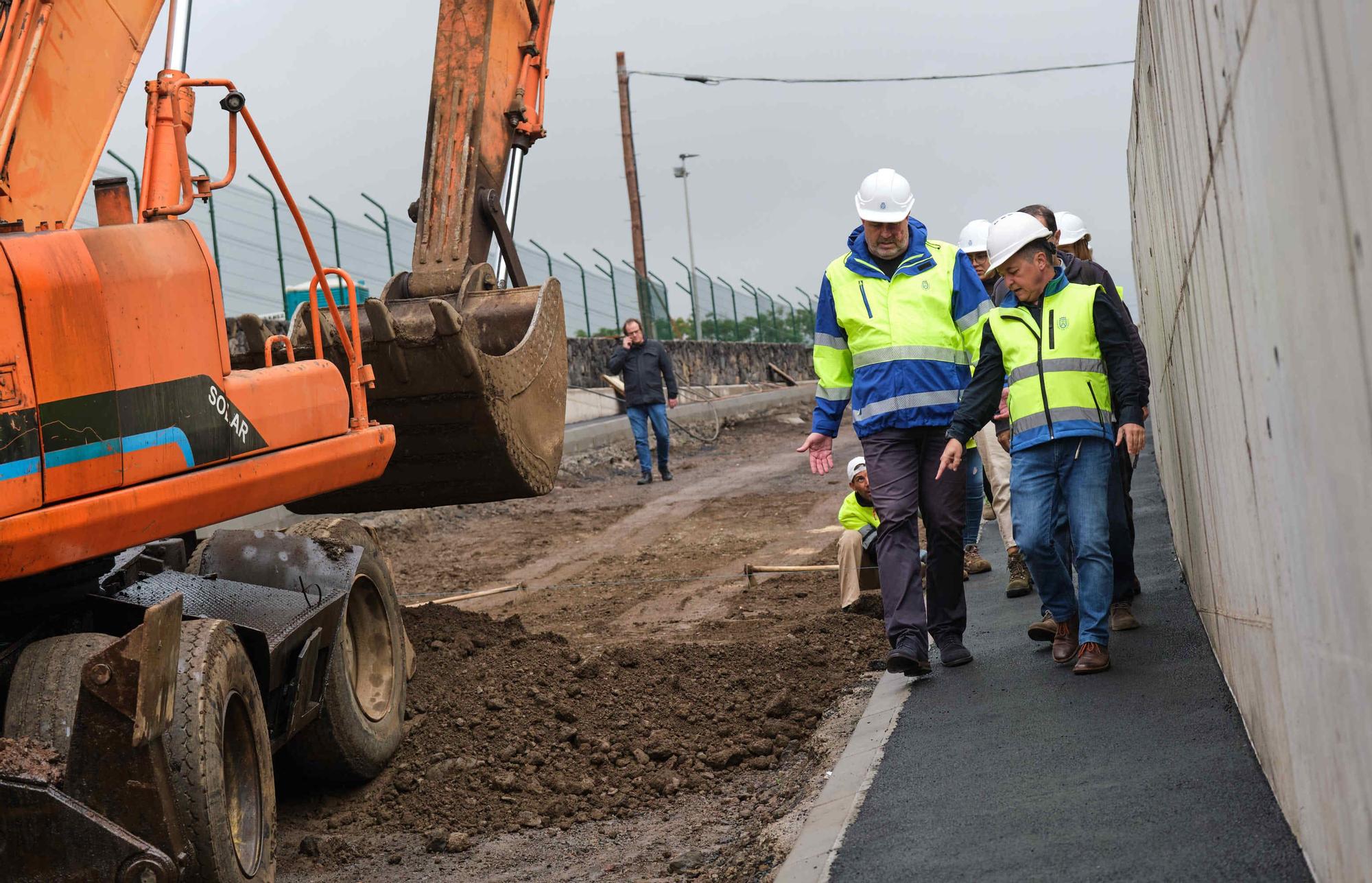 Obras de la pasarela del Padre Anchieta