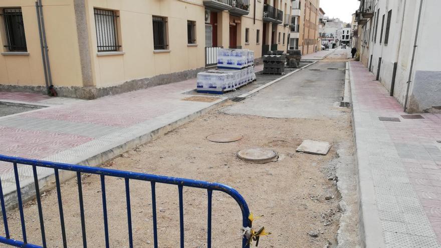 Un dels carrers afectats del barri de l&#039;Eixample de Palamós