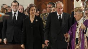 A la missa hi han anat associacions de les víctimes, la família reial i membres del Govern.