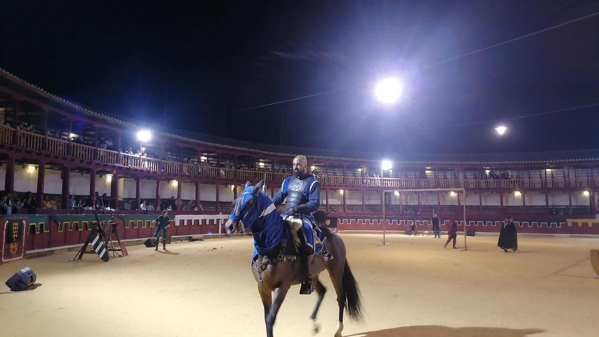 Torneo medieval recreado por Hípica Celta en la plaza de toros.