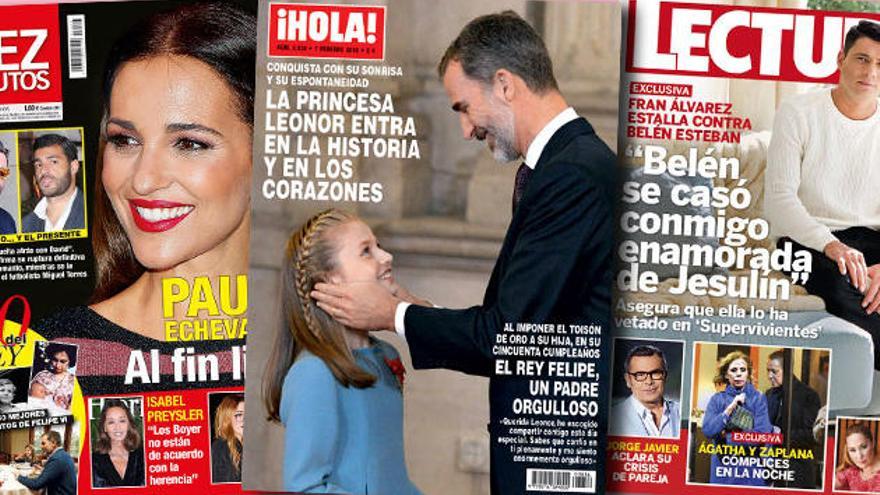 Las portadas de la prensa rosa de esta semana.