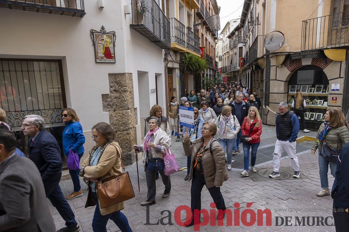 Cofradías y Hermandades de Semana Santa Peregrinan a Caravaca