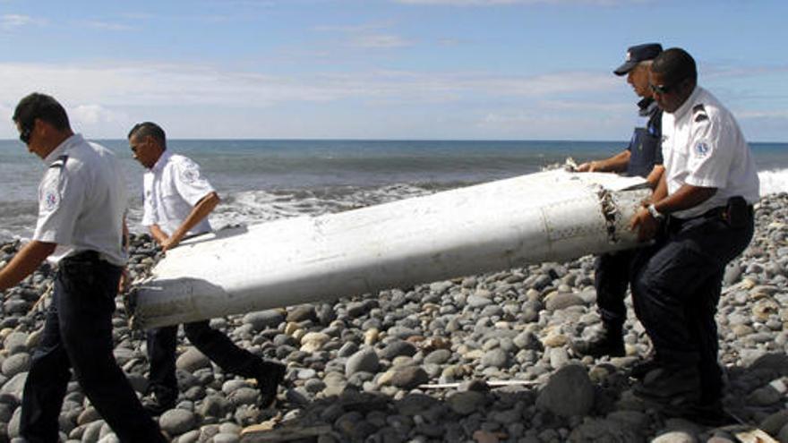 Los restos encontrados en la isla Reunión.