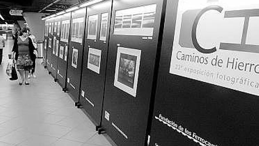 Fotografías de trenes en la estación de Renfe