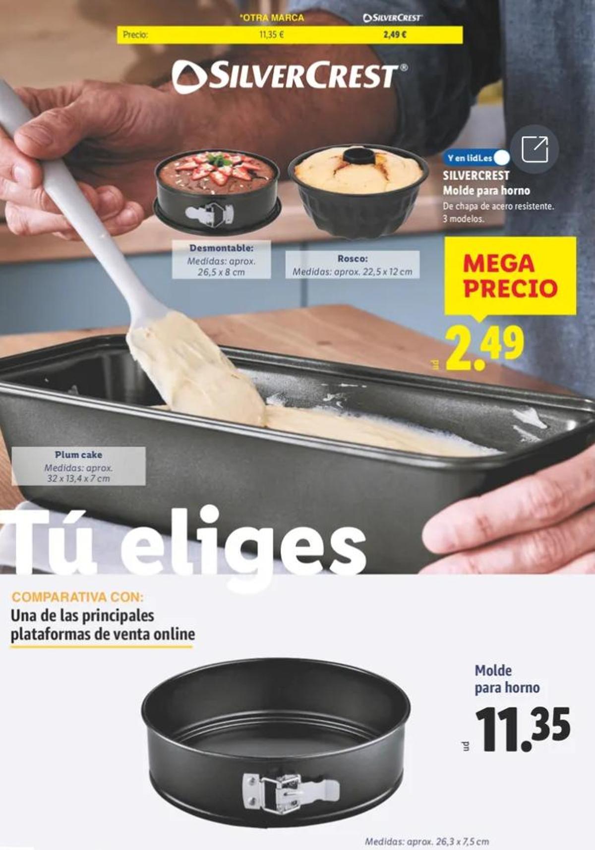 Molde de horno.
